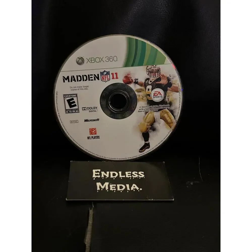 Madden NFL 11 Microsoft Xbox 360 Loose Video Game